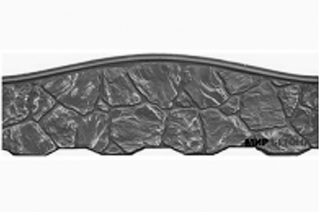 Форма для еврозабора Бутовый камень пазловый арка (стр171) - стеклопластик