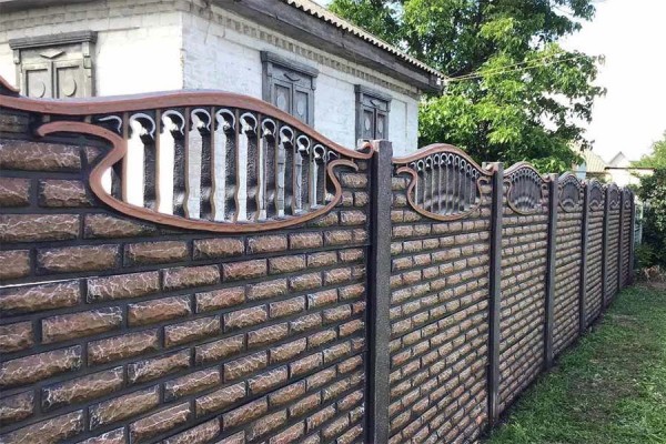 Форма для еврозабора Фагот польский Ажур (мф39)-стеклопластик