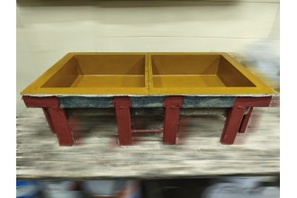 Форма балласта 2 в 1 для монтажа солнечных панелей-30х30х10см (стеклопластик)
