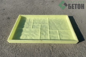 Полиуретановая форма для тротуарной плитки «Дикий камень»